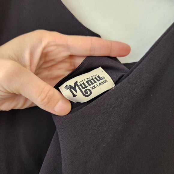 Show Me Your Mumu Caitlin Black Maxi Dress Full Length Bridesmaids Women's XXL - Picture 8 of 8